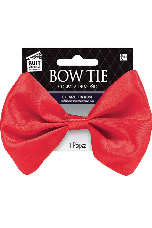 Red Satin Bow Tie AMSCAN