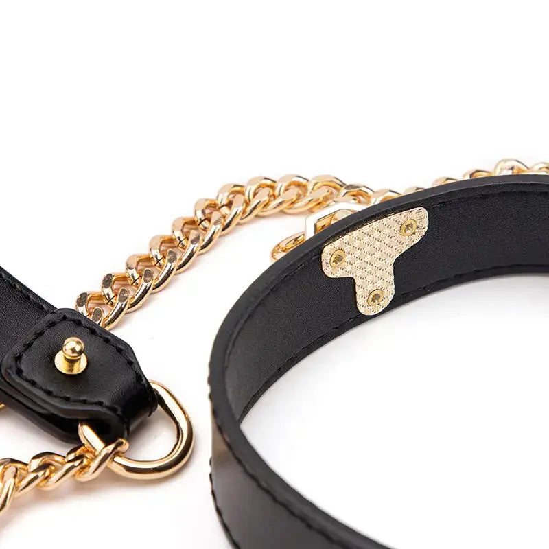 LacyMate™ Leather Collar Honey Birdette