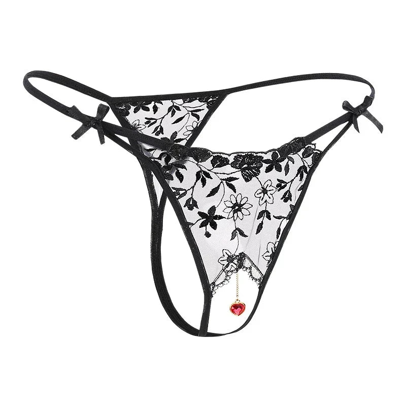 Never Get Your Attention Crotchless G-String LacyNighty