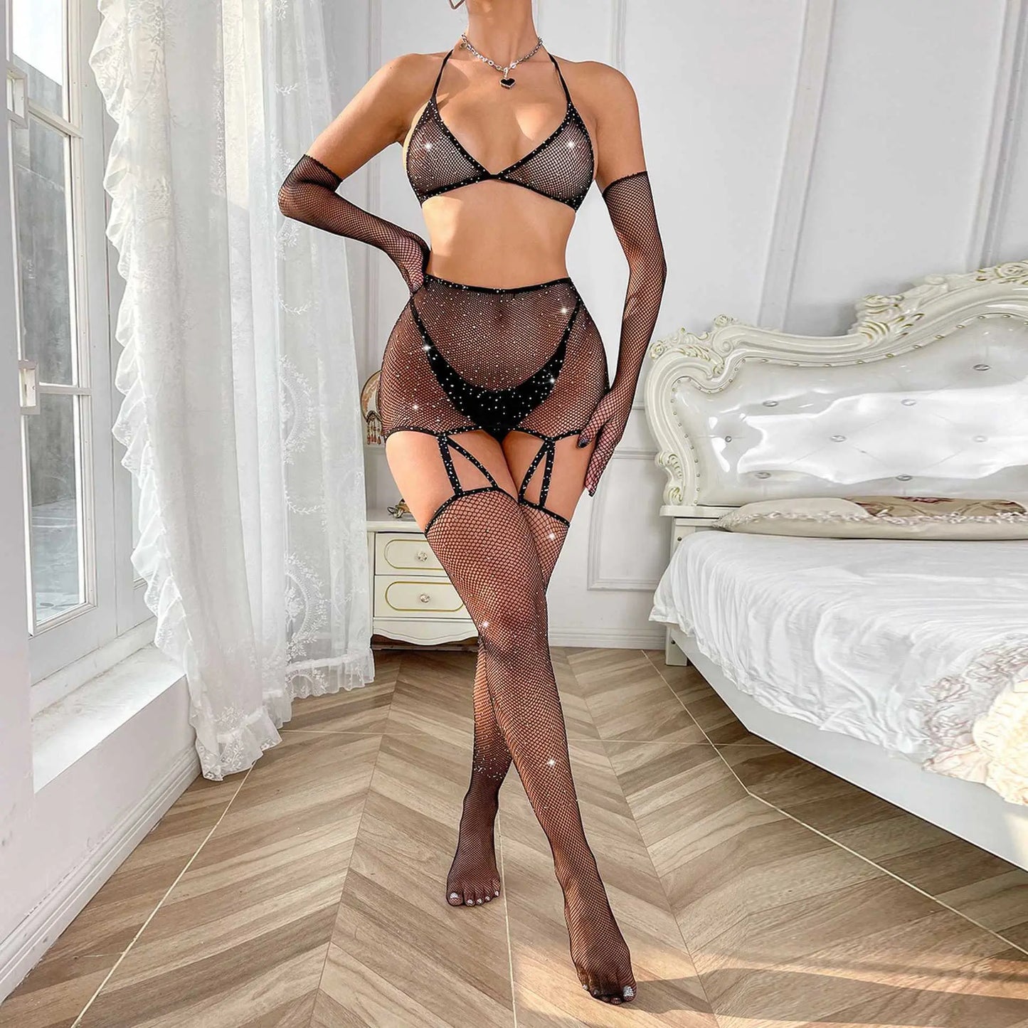 LacyMate™ Baddie Bodystocking Lavah Intimates