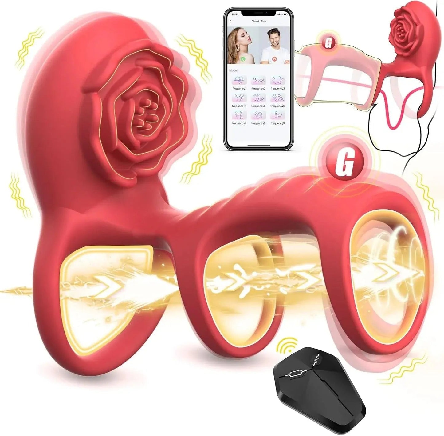 2025 Couples Passion Rose Ring LACYMATE®
