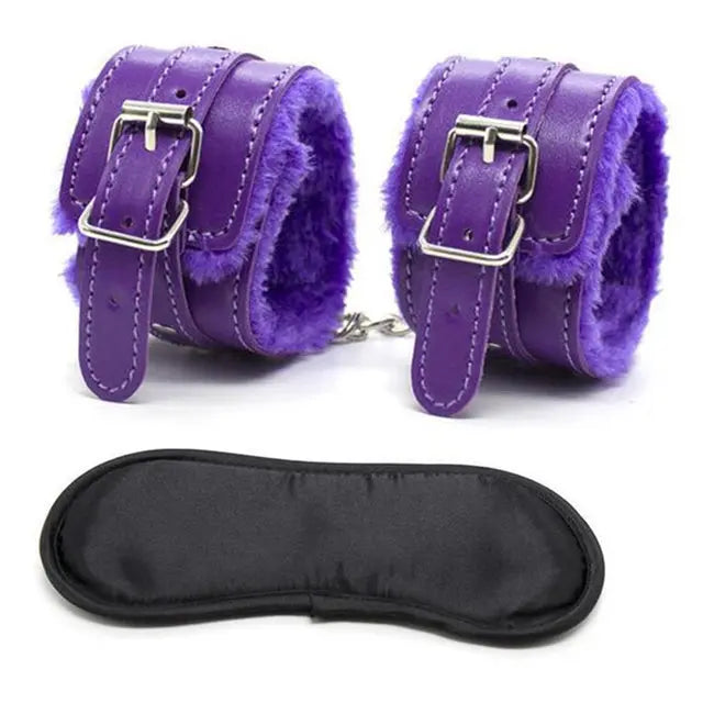 LacyMate™ Handcuff Duo: Includes Free Blindfold Lavah Intimates