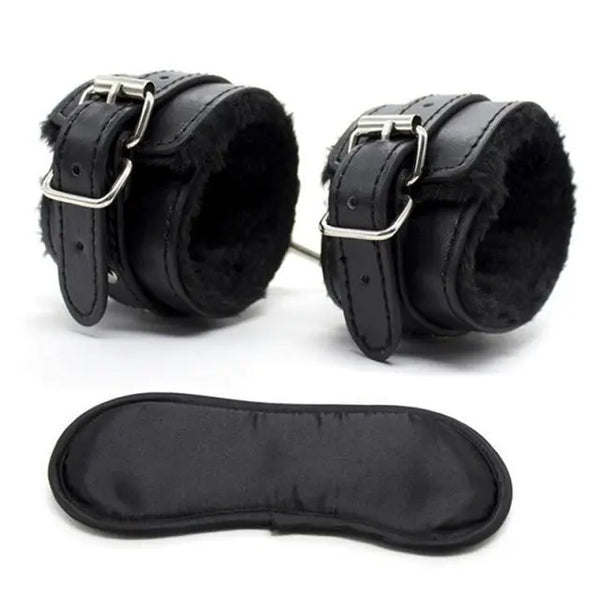 LacyMate™ Handcuff Duo: Includes Free Blindfold Lavah Intimates