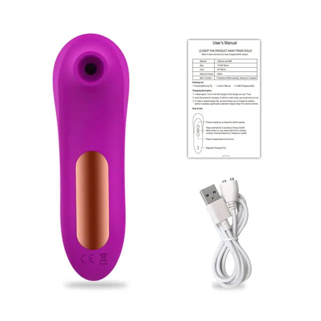 LacyMate™ Vibrating Sucking Clitoral Massager Lavah Intimates