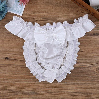 🔥 Funny Men 2025 🔥 Satin Bikini G-String Thong Sissy See-through Panties