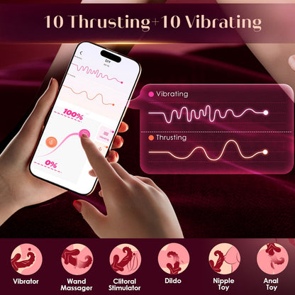 OraliX Suptruck 4-in-1 Thrusting & Licking Tongue Kiwinet Vibrator