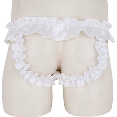 🔥 Funny Men 2025 🔥 Satin Bikini G-String Thong Sissy See-through Panties