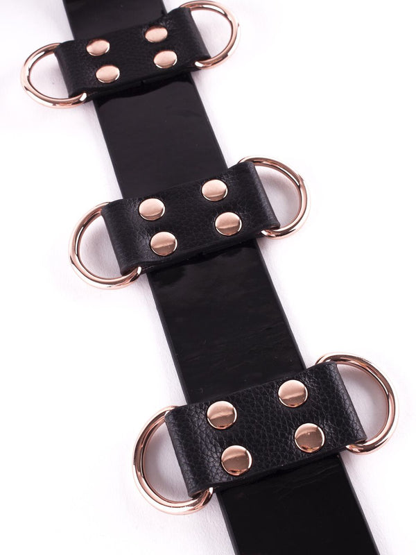 LacyMate™ Signature Faux Leather Neck to Wrist Restraint Lavah Intimates