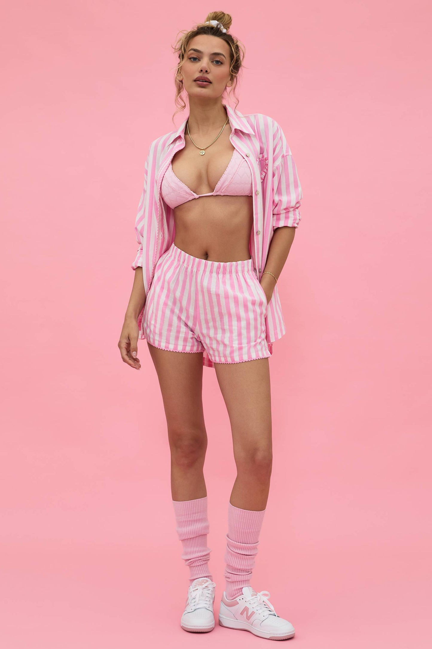 LacyMate™ Tia Short Prism Pink Stripe