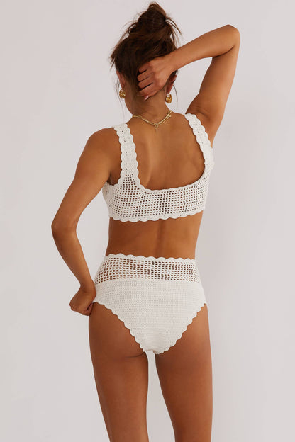 LacyMate™ Wyatt Bottom White Crochet