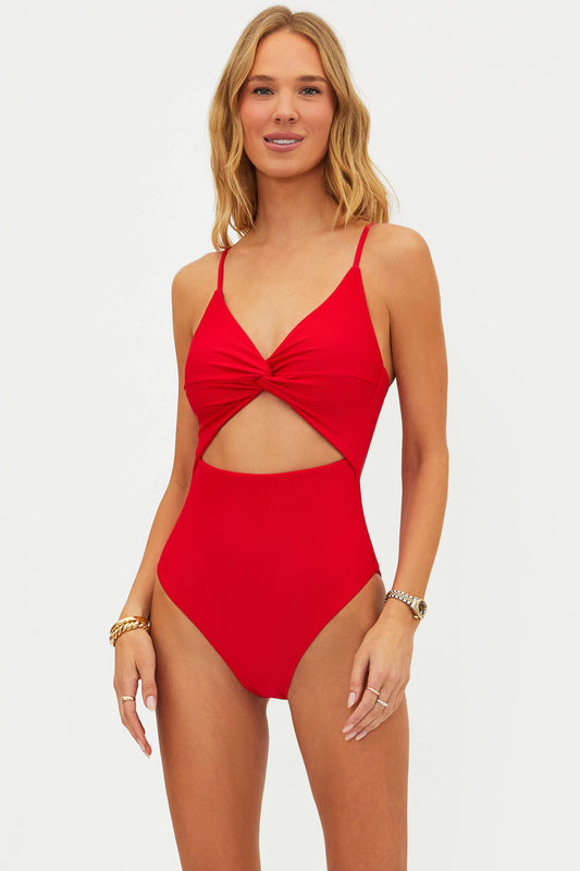 LacyMate™ Annalisa One Piece Red