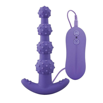 LacyMate™ Beaded and Dotted Silicone Anal Toy 5.71" Long