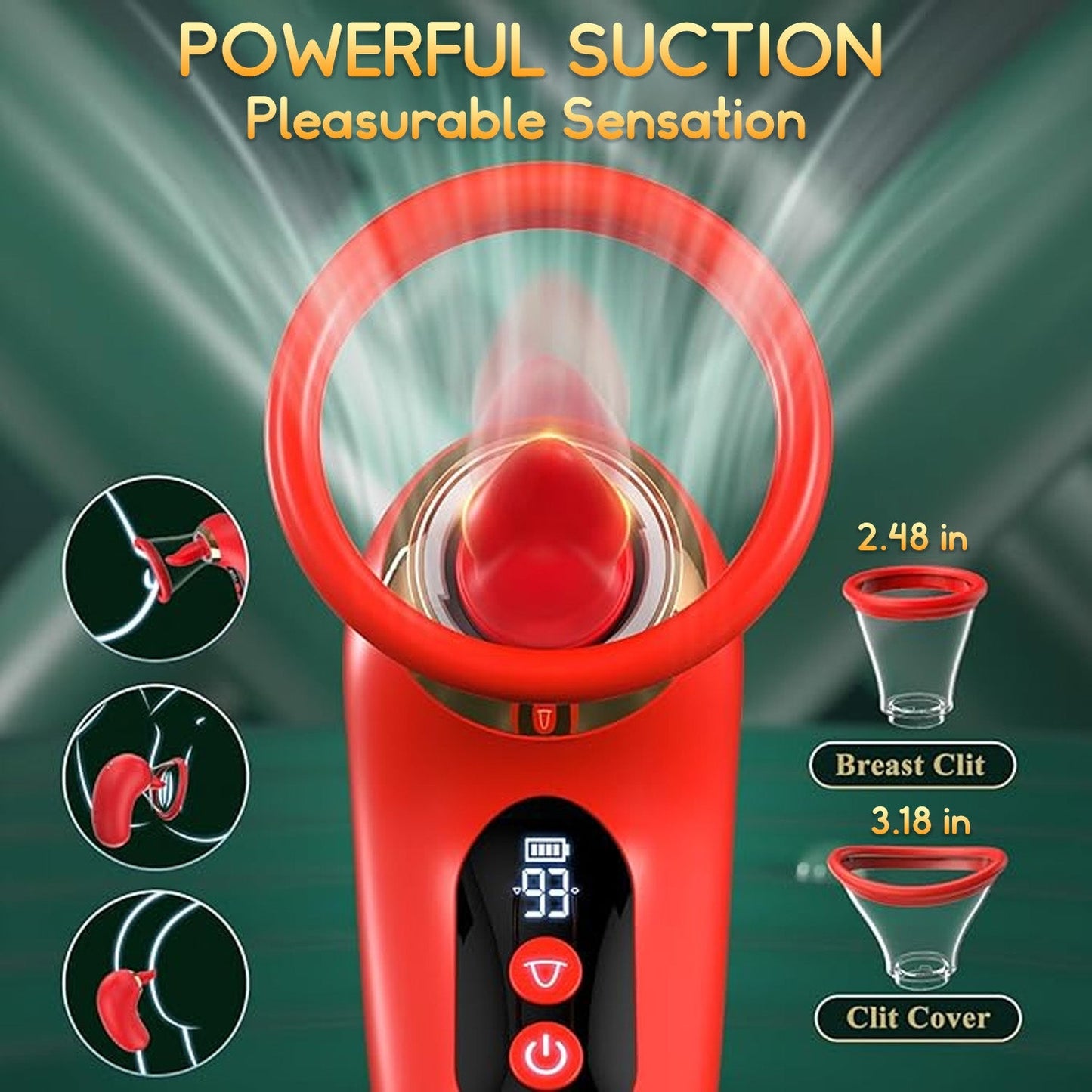 SuckLick 9X Global Control & 3-in-1 Pleasure