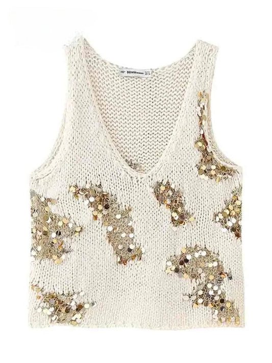 Summer Knitted Top Lacy0301