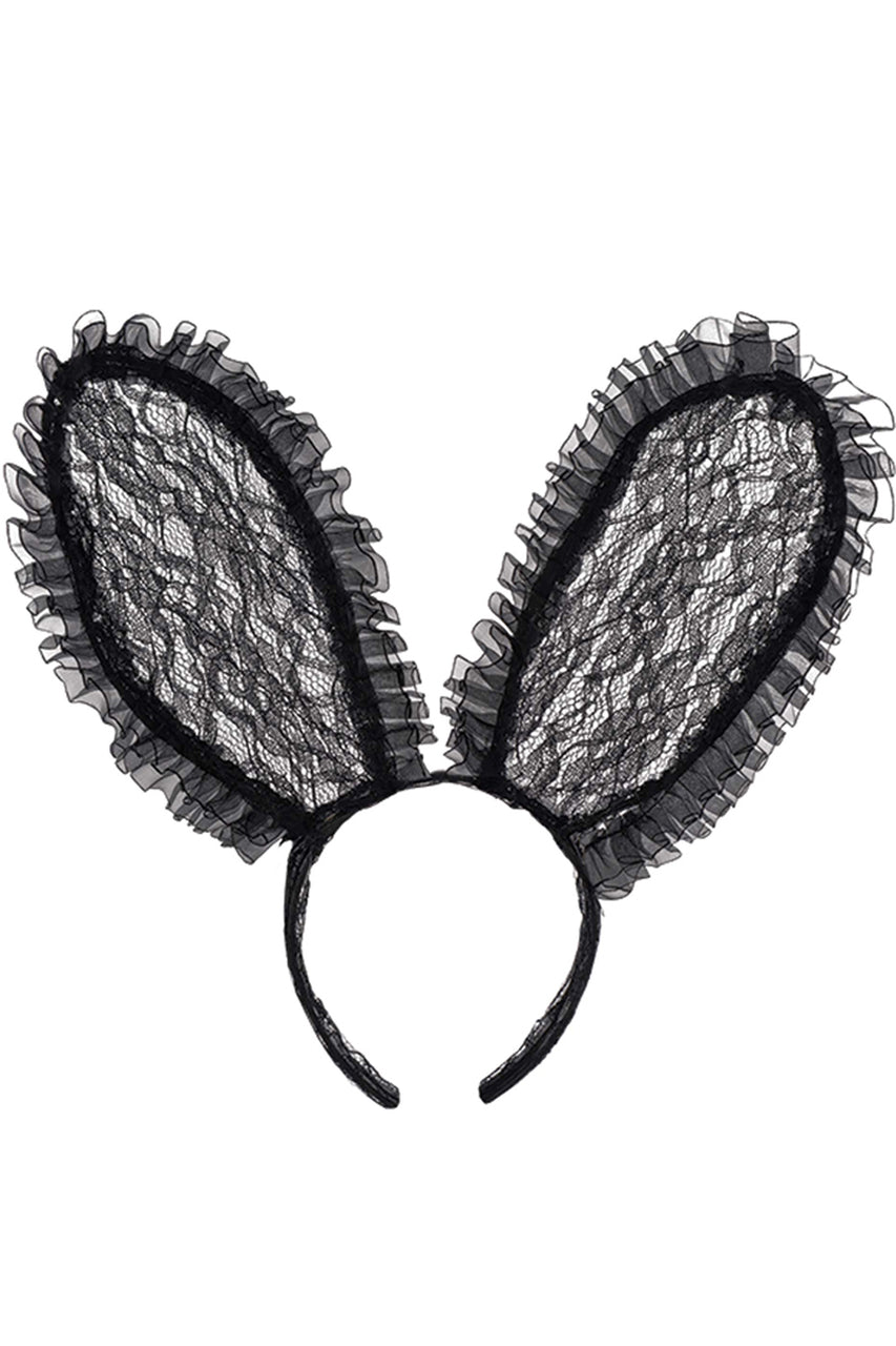 Black Lace Bunny Ears AMSCAN