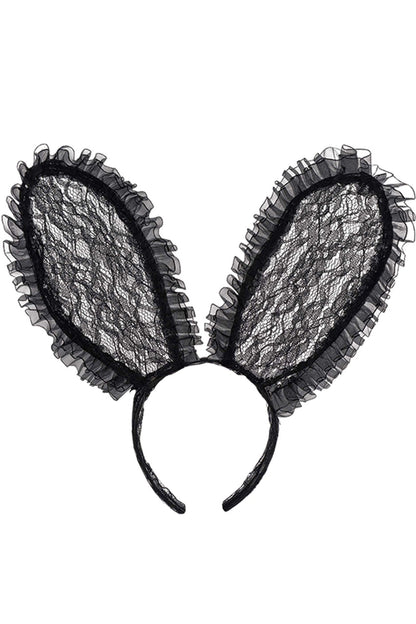 Black Lace Bunny Ears AMSCAN