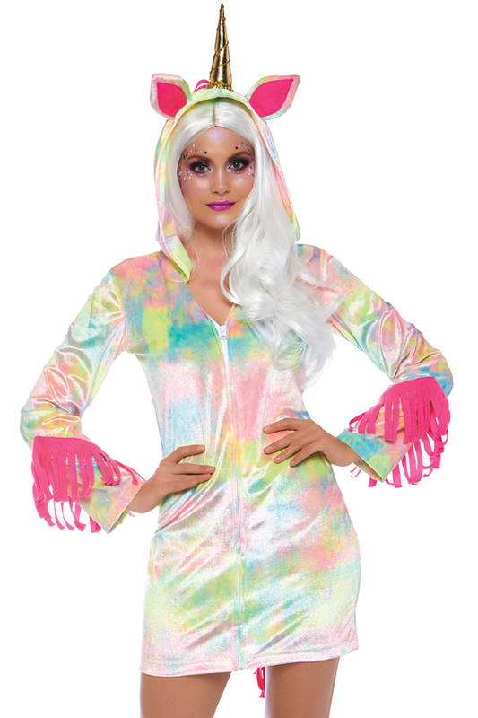 Enchanted Tie Dye Unicorn Leg Avenue