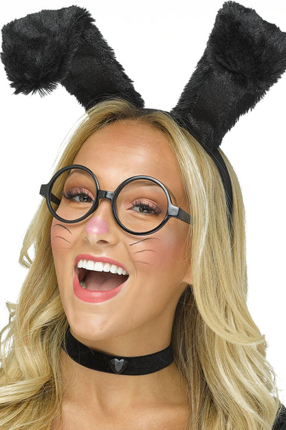 Black Bunny Selfie Filter Accessory