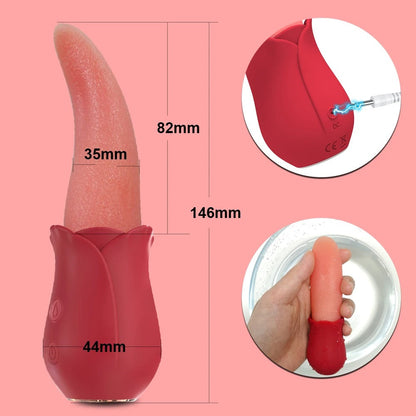 💥2025 New RNipple Vagina -Powerful Tongue Licking Vibrator Nighty