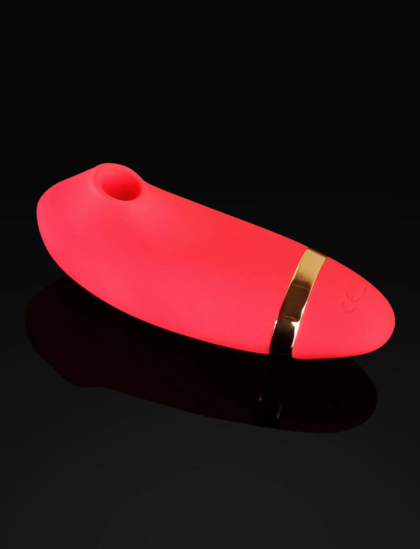 LacyMate™ Sleek Pink Suction Vibrator Honey Birdette
