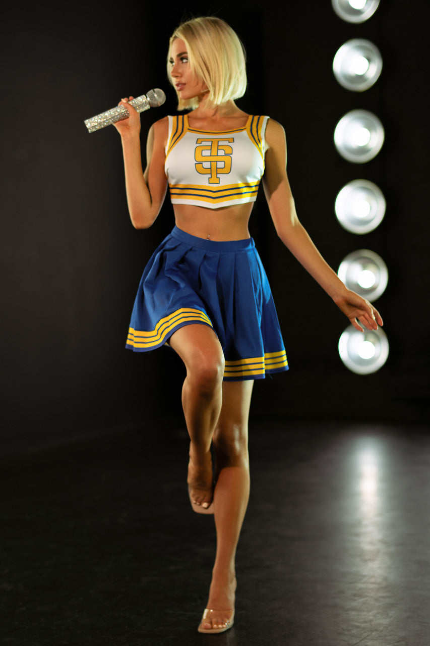 Pop Star Cheerleader Costume Cosplay Costumes