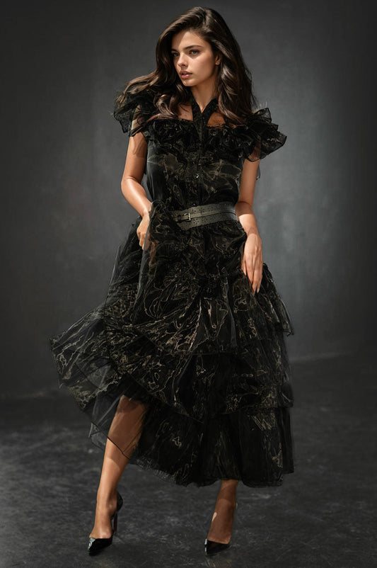 Wednesday Addams Prom dress costume