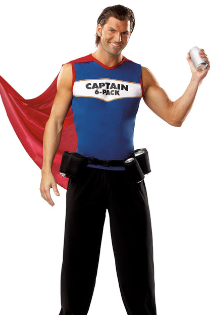 Men's Captain 6-Pack Costume Coquette