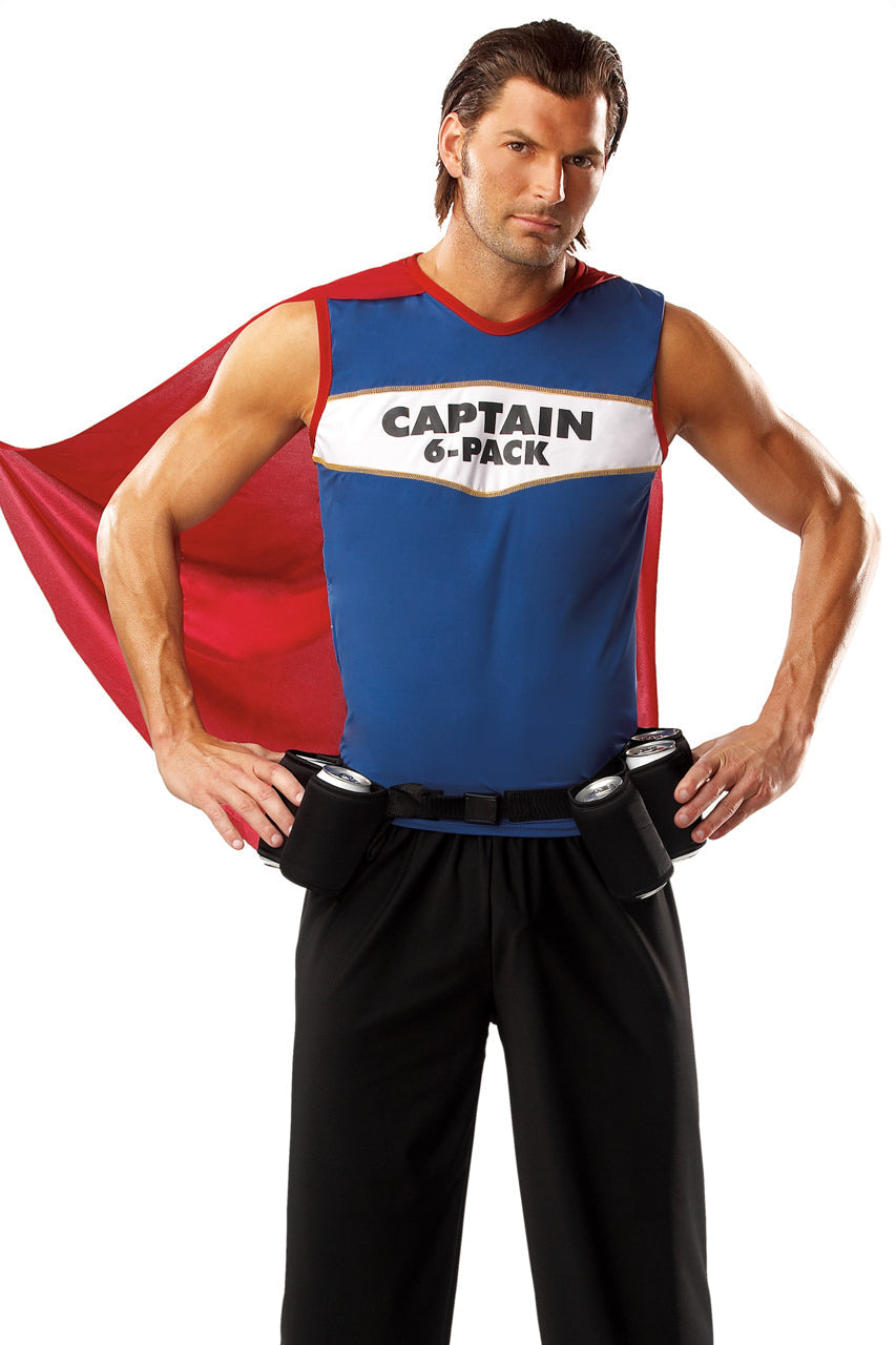 Men's Captain 6-Pack Costume Coquette