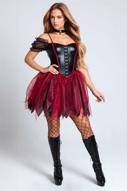 Naughty Red Riding Hood Costume Silea