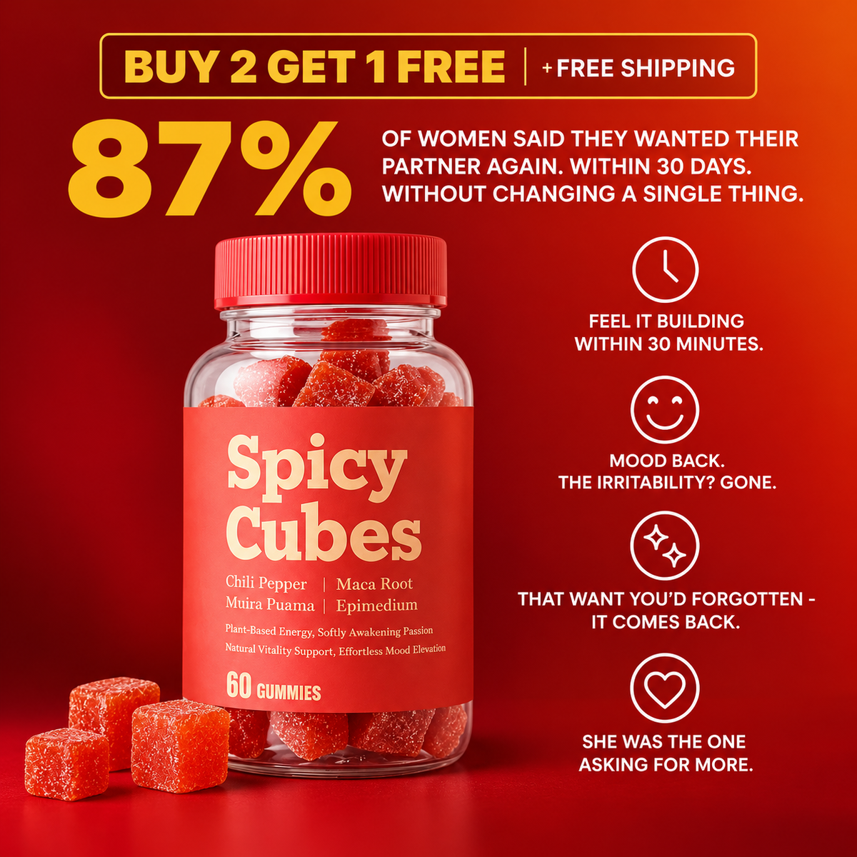 LacyMate™ Spicy Cubes 3WISHES