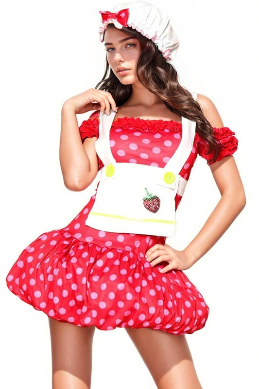 Strawberry Sweetheart Costume Roma Costume