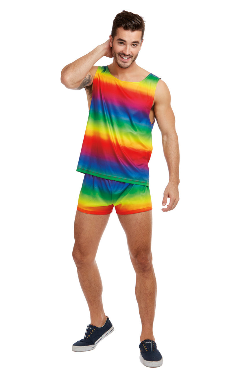Men's Rainbow Costume Dreamgirl