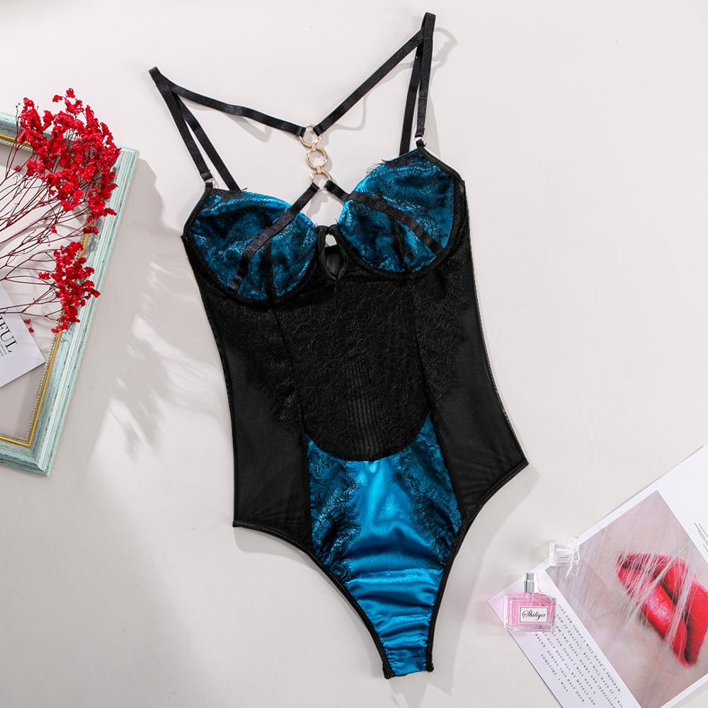 Slow Blues Bodysuit ELLOLACE Official Store