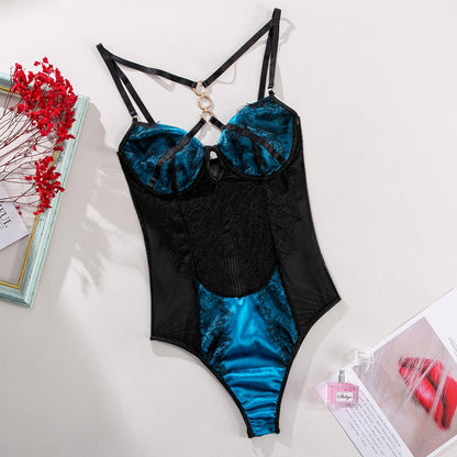 Slow Blues Bodysuit ELLOLACE Official Store