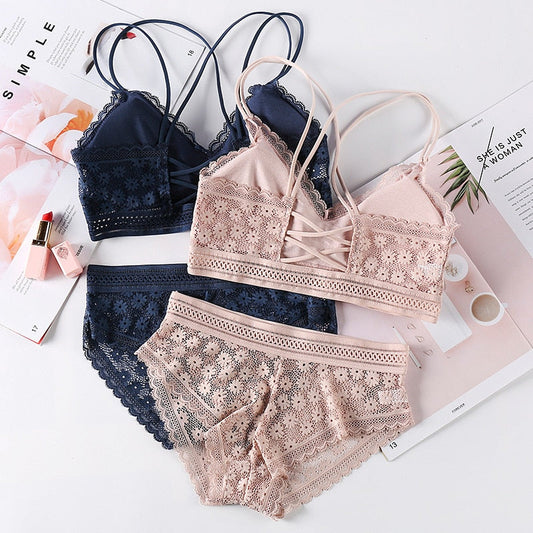 The Flower that Resembles You Bra Sets Fenland Clothes Store