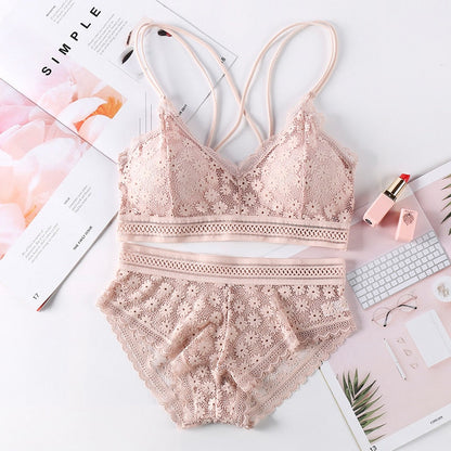 The Flower that Resembles You Bra Sets Fenland Clothes Store