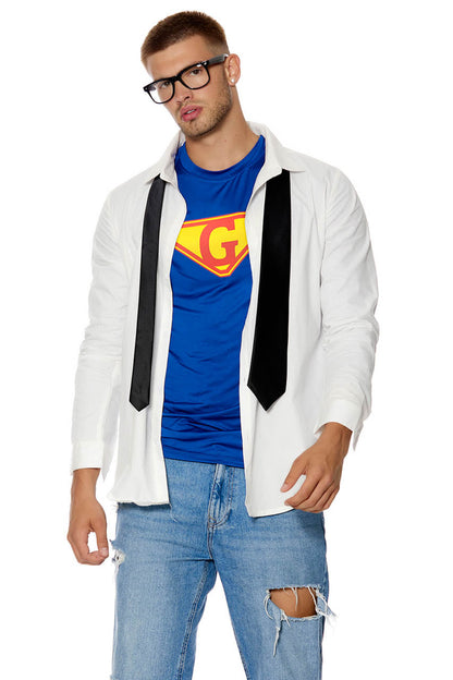 Feelin' Super Men's Comic Book Character Costume Forplay