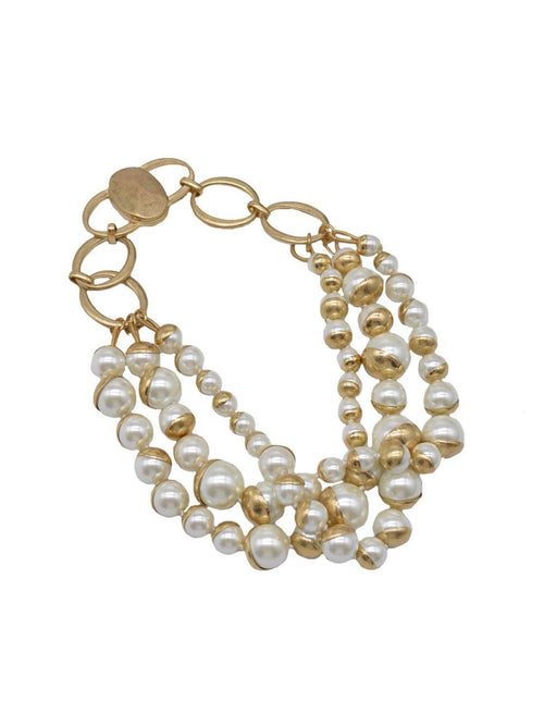 Ffion Layered Pearl Necklace