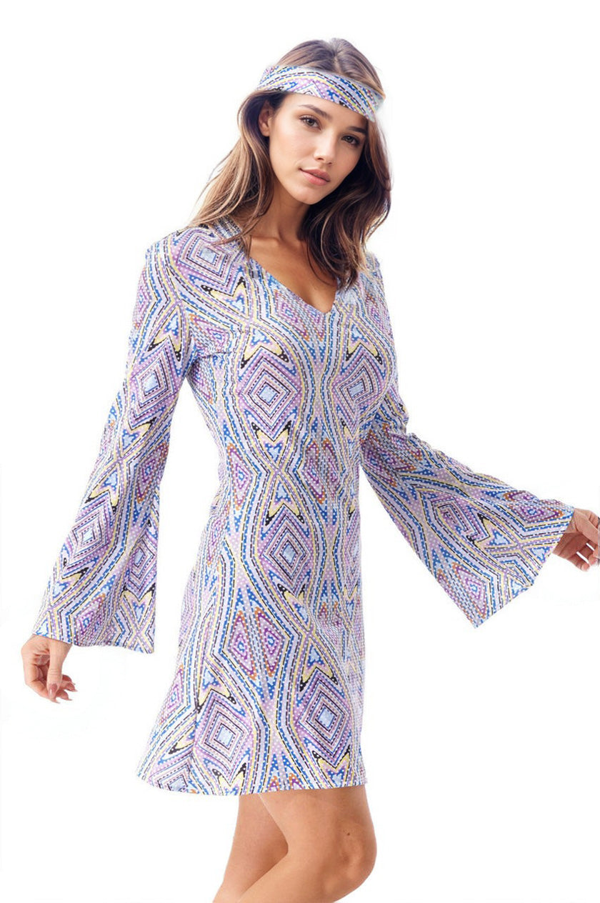 Psychedelic Hippie Costume Silea