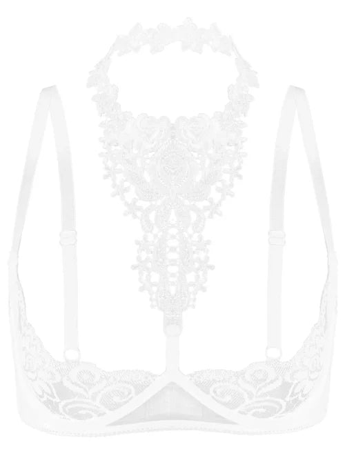 See-through Halter Bra