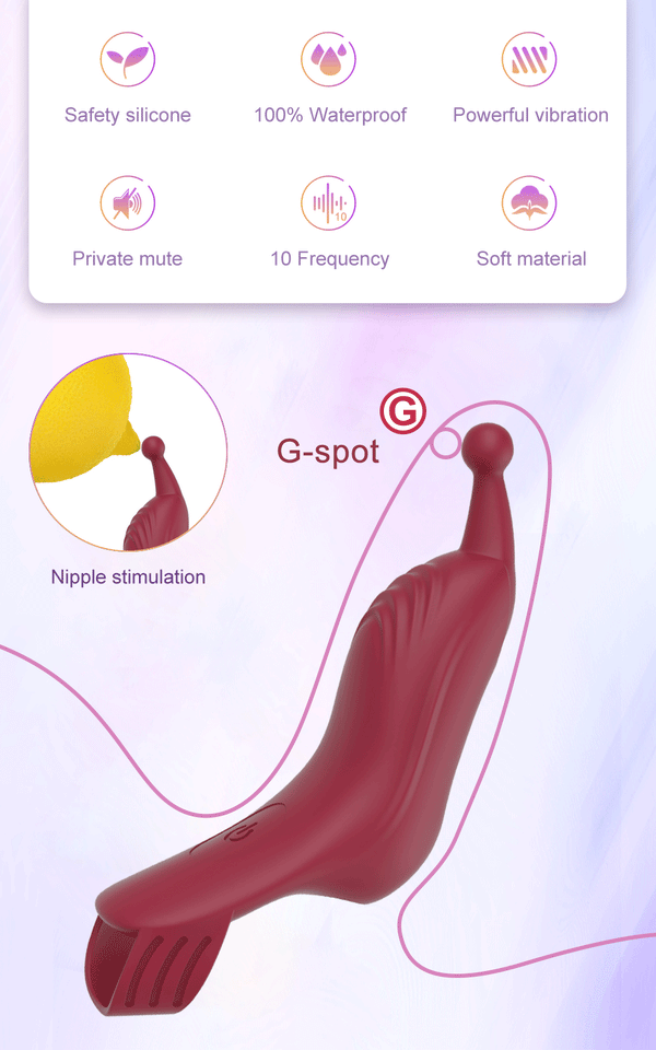 💥 2025 Limited 70% OFF 💦 + FINGROOVE ShockWave G-Spot Finger Vibrator Nighty