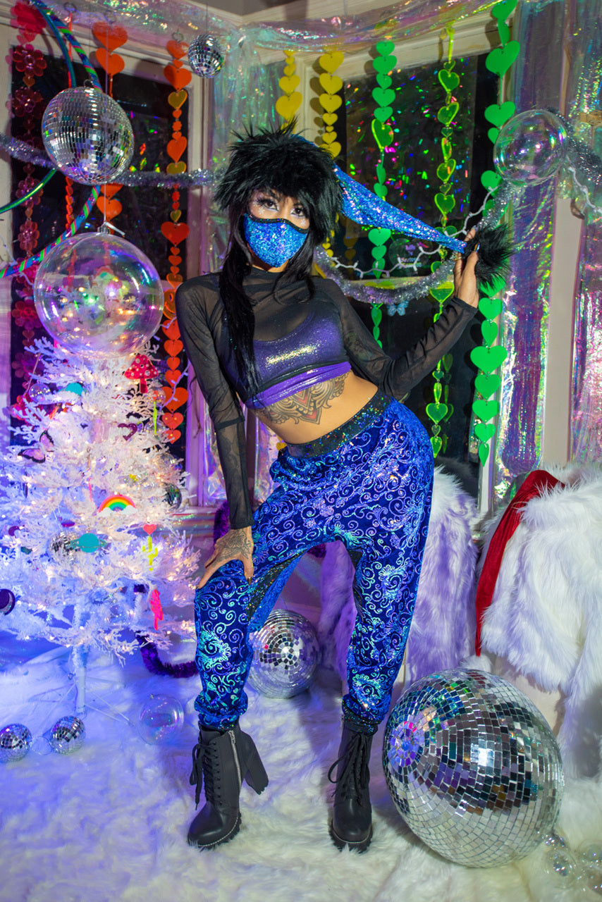 Velvet and Sequin Joggers J. Valentine