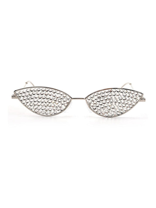 Katy Crystal Cat Eye Frame Glasses