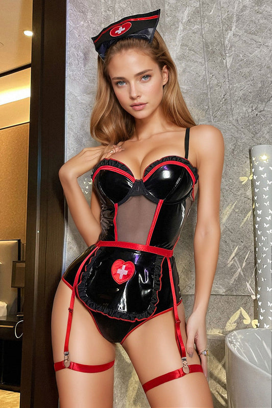 Sexy Wetlook Nurse Costume