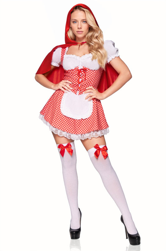 Fairytale Miss Red Costume Leg Avenue