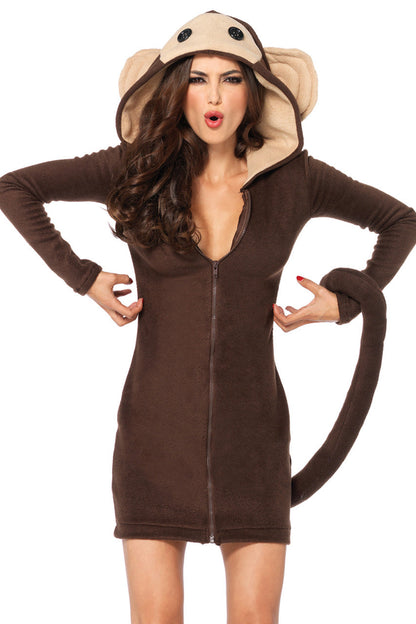 Cozy Monkey Costume Leg Avenue