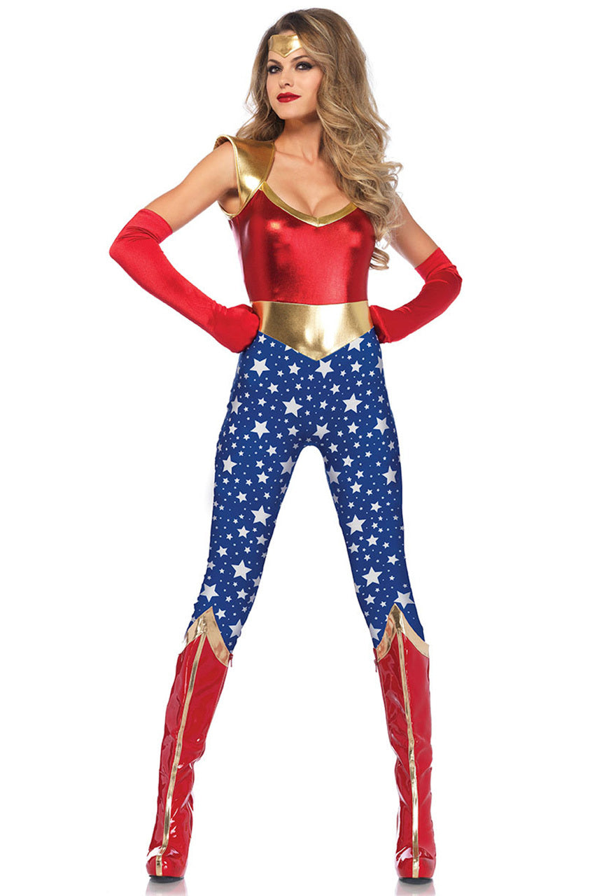 Sensational Super Hero Costume Leg Avenue