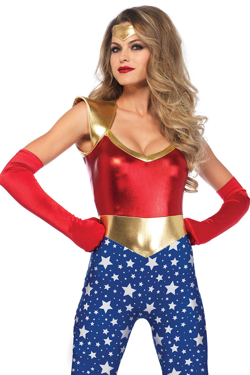 Sensational Super Hero Costume Leg Avenue