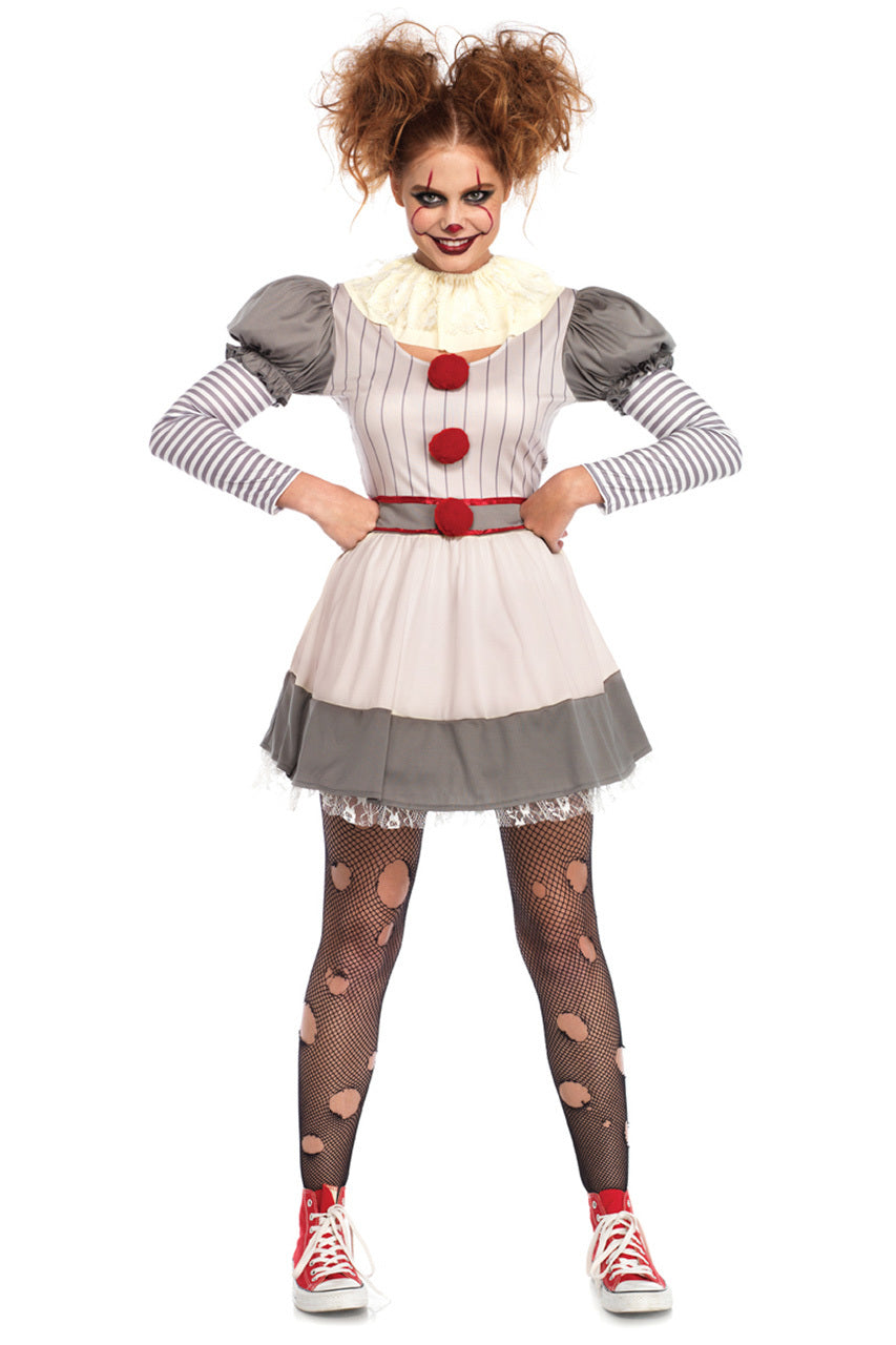 Creepy Clown Costume Leg Avenue