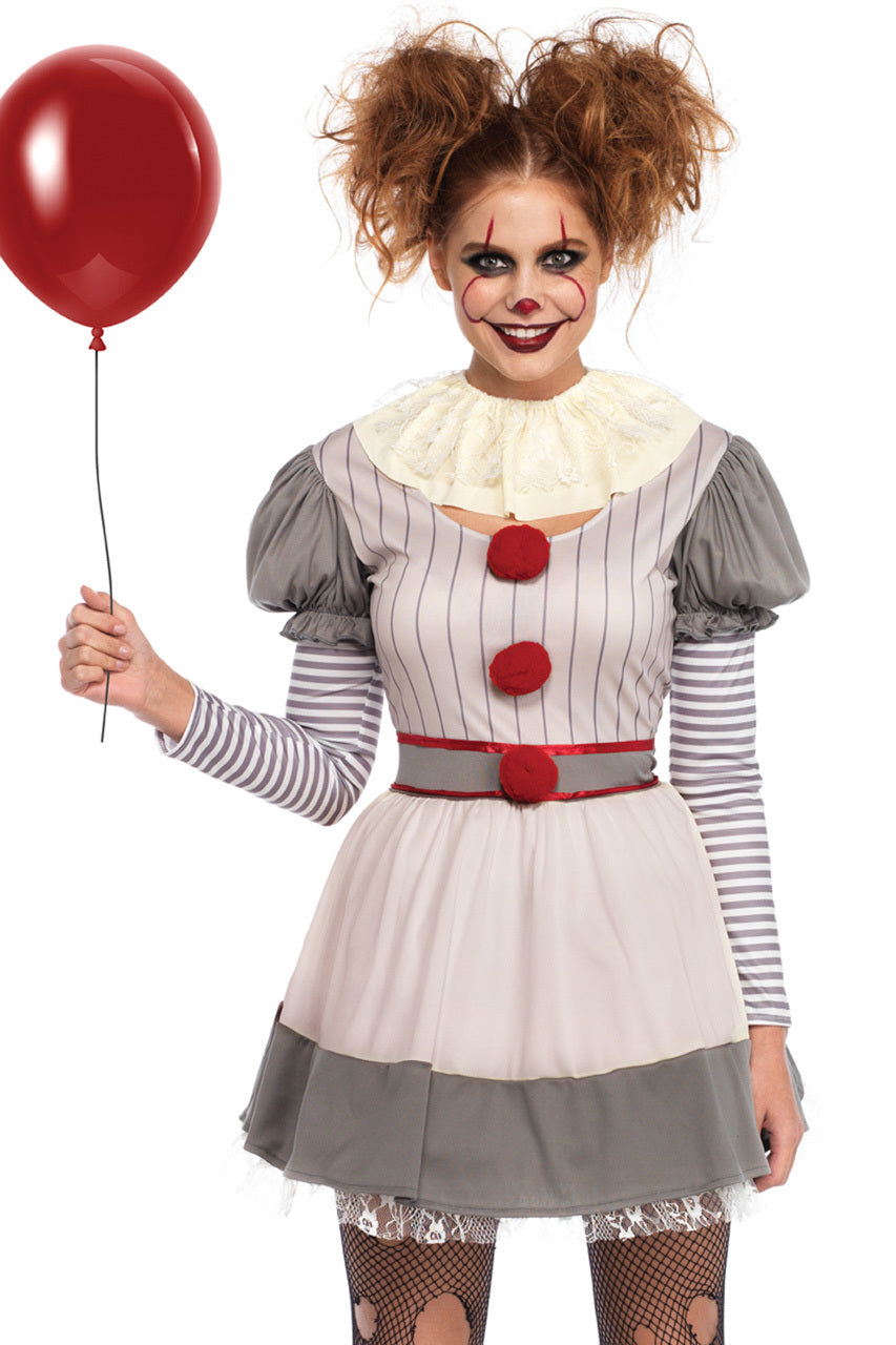 Creepy Clown Costume Leg Avenue